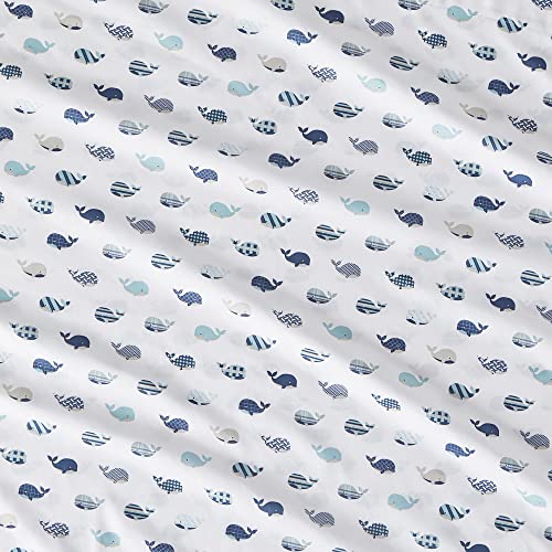 MI ZONE Printed Sheets, Twin, Blue