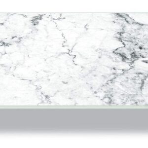 CounterArt 'Off-White Carrara Marble' Design Tempered Glass Instant Counter