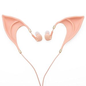 elf earbuds headphones in-ear headphones hands-free headset with mic for iphone/ipad android/computer cosplay headset