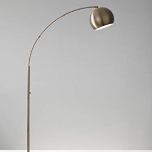 Adesso 5170-21 Astoria Arc Lamp, 78 in., 100W Incandescent/26W CFL, Antique Brass Finish, 1 Floor Lamp