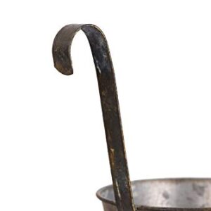Creative Co-Op Metal Olive Bucket with Hook
