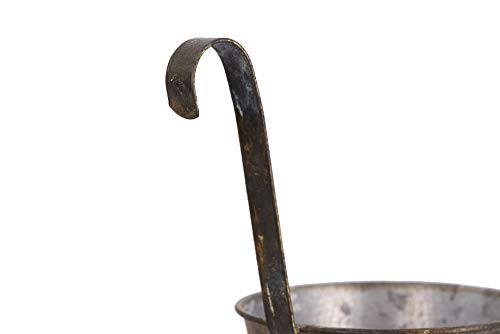 Creative Co-Op Metal Olive Bucket with Hook
