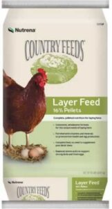 nutrena country feeds 16% layer pellets chicken feed 50 pounds
