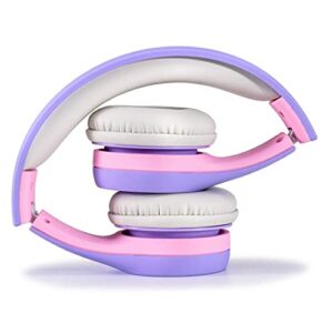 NENOS Kids Headphones Children’s Headphones for Kids Toddler Headphones Limited Volume (Lavender)