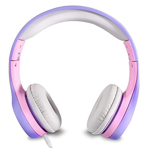 NENOS Kids Headphones Children’s Headphones for Kids Toddler Headphones Limited Volume (Lavender)