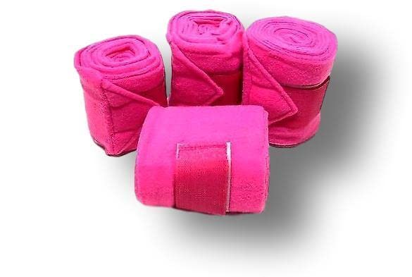 D.A. Brand Set of 4 Deluxe Soft Fleece 8' Polo Leg Wraps Horse Tack