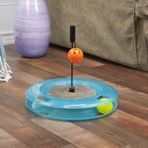Kitty City Swat Track Cat Toy, 3 Toys in 1 Cat Toy for Cat and Kitty, 10.5" x 12.00" x 12.00, CM-0209-CS01