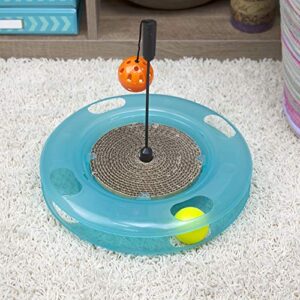 Kitty City Swat Track Cat Toy, 3 Toys in 1 Cat Toy for Cat and Kitty, 10.5" x 12.00" x 12.00, CM-0209-CS01