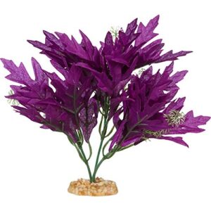 imagitarium purple bunch silk aquarium plant