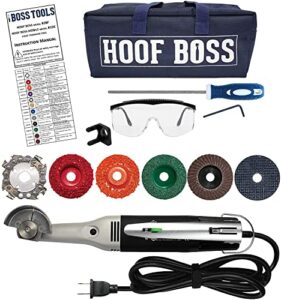 complete horse hoof trimmer set – electric plug in - 110 volt - accessories included