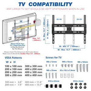 Universal Swivel Table Top TV Stand Base Replacement for 27 32 37 39 40 43 49 50 55 60 Inch LCD LED Flat Screens up to 88 lbs, Height Adjustable Pedestal TV Mount with Tempered Glass Base