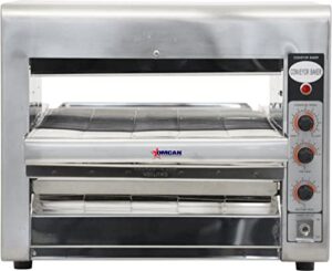 omcan 11387 conveyor commercial restaurant counter top pizza baking oven ts7000