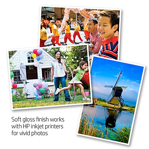 HP Photo Paper, Sticky Back Social Media Snapshots, (4x5 inch), 25 sheets, Model:1BG59A