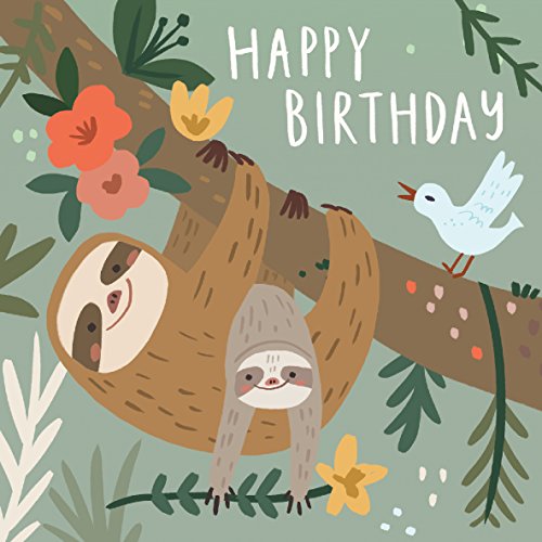 3D Pop Up Birthday Card - SLOTH