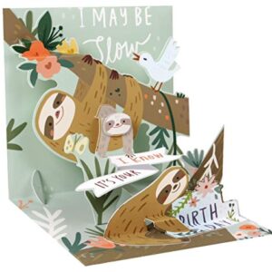 3D Pop Up Birthday Card - SLOTH