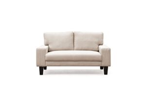 container direct -l upholstered loveseat, beige