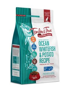 tender & true ocean whitefish & potato recipe cat food, 3 lb