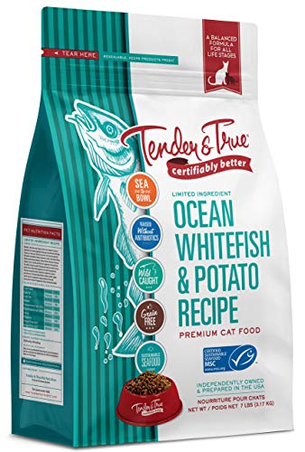 Tender & True Ocean Whitefish & Potato Recipe Cat Food, 7 lb