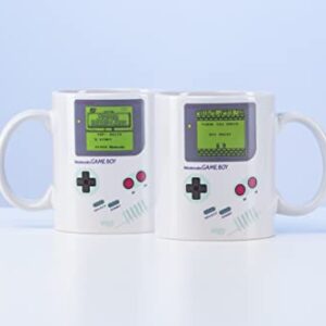 Paladone Gameboy Heat Changing Coffee Mug - Gift for Gamers, Fathers, Coffee Enthusiasts, 10 Ounces