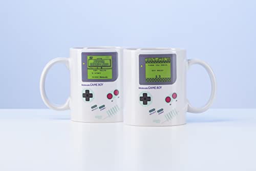 Paladone Gameboy Heat Changing Coffee Mug - Gift for Gamers, Fathers, Coffee Enthusiasts, 10 Ounces