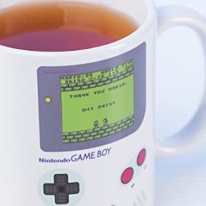 Paladone Gameboy Heat Changing Coffee Mug - Gift for Gamers, Fathers, Coffee Enthusiasts, 10 Ounces