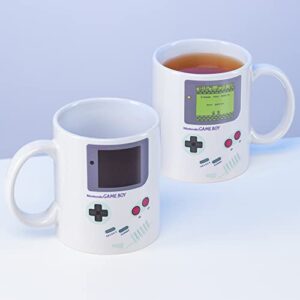 Paladone Gameboy Heat Changing Coffee Mug - Gift for Gamers, Fathers, Coffee Enthusiasts, 10 Ounces