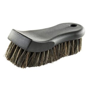 chemical guys accs96 premium select horse hair interior cleaning brush for car interiors, furniture, apparel, boots, and more (works on natural, synthetic, pleather, faux leather and more)