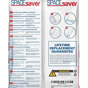 Spacesaver Premium Travel Roll-Up Storage Bags with Double-Zip Seal and Triple-Seal Turbo Valve, Get Maximum Space Saving and 80% More Storage (Travel 8 Pack)