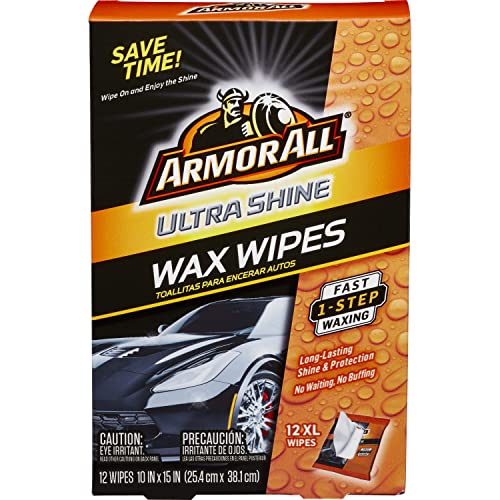 Armor All Ultra Shine Wax Wipes (12 Count)