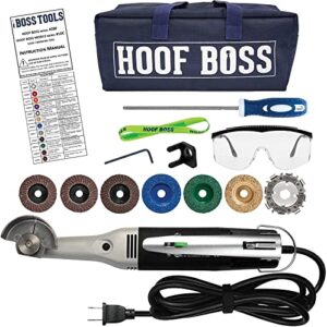 complete pig hoof trimmer set – electric plug in - 110 volt - accessories included