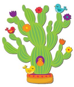 eureka cactus themed decor classroom decorations,18'' x 0.1'' x 28'', 37pc