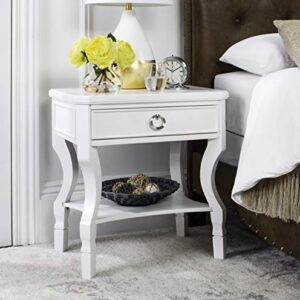 Safavieh Home Collection Alaia White 1-Drawer Nightstand