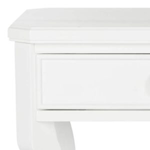 Safavieh Home Collection Alaia White 1-Drawer Nightstand