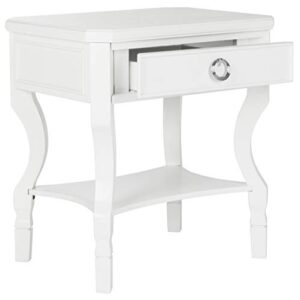 Safavieh Home Collection Alaia White 1-Drawer Nightstand