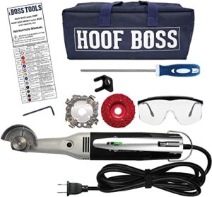 basic horse hoof trimmer set – electric plug in - 110 volt - accessories included