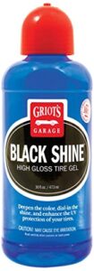 griot's garage 10995 black shine tire gel 16oz