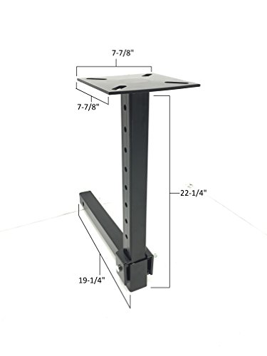 MAXXHAUL 80356 Hitch Mount Vise Plate/Holder (with Adjustable Height)