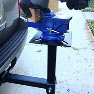 MAXXHAUL 80356 Hitch Mount Vise Plate/Holder (with Adjustable Height)