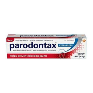 Parodontax Extra Fresh Toothpaste for Bleeding Gums, 3.4 Oz (Pack of3)