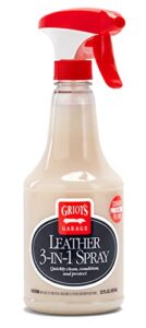 griot's garage 10963 leather 3-in-1 spray 22oz