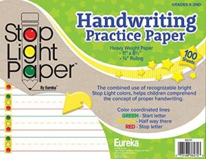 eureka back to school handwriting practice paper for students, 100ct