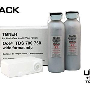 MADE IN USA TONER Compatible Replacement for Oce TDS 700, TDS 750, Plotwave 750 Toner, (Black, 2 Pack)