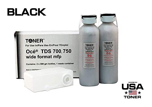 MADE IN USA TONER Compatible Replacement for Oce TDS 700, TDS 750, Plotwave 750 Toner, (Black, 2 Pack)