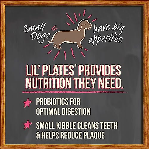 Merrick Lil' Plates Small Breed Dog Food, Grain Free Senior Real Chicken and Sweet Potato Recipe, Small Dog Food - 4 lb. Bag