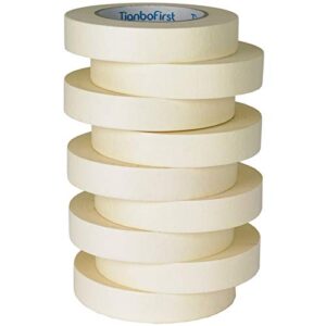 general purpose masking tape for home and office, 0.94-inch x 60 yards, 9 rolls, beige by tianbo first