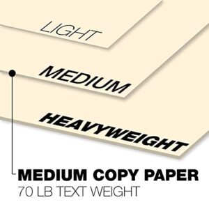 Springhill 8.5” x 14” Ivory Copy Paper, 28lb Bond/70lb Text, 104gsm, 500 Sheets (1 Ream) – Colored Printer Paper with Smooth Finish – Versatile and Flexible Computer Paper – 024160R