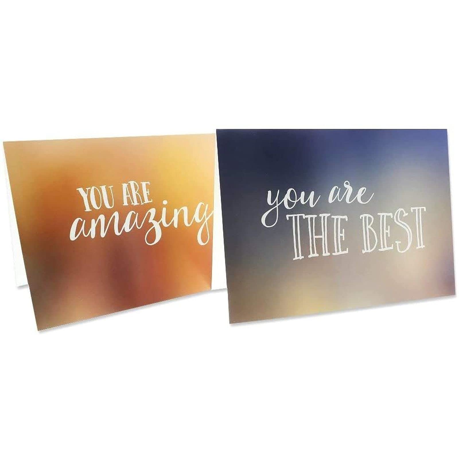 36 Pack Blank A7 Encouragement Greeting Cards with Envelopes, Inspirational 5x7 Note Cards with Motivational Quotes, 6 Designs