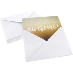 36 Pack Blank A7 Encouragement Greeting Cards with Envelopes, Inspirational 5x7 Note Cards with Motivational Quotes, 6 Designs