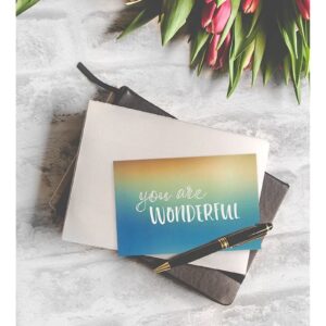 36 Pack Blank A7 Encouragement Greeting Cards with Envelopes, Inspirational 5x7 Note Cards with Motivational Quotes, 6 Designs