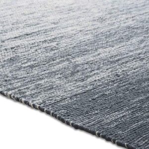 Chesapeake Cotton Ombre Blue Area Rug Large (5'x7')